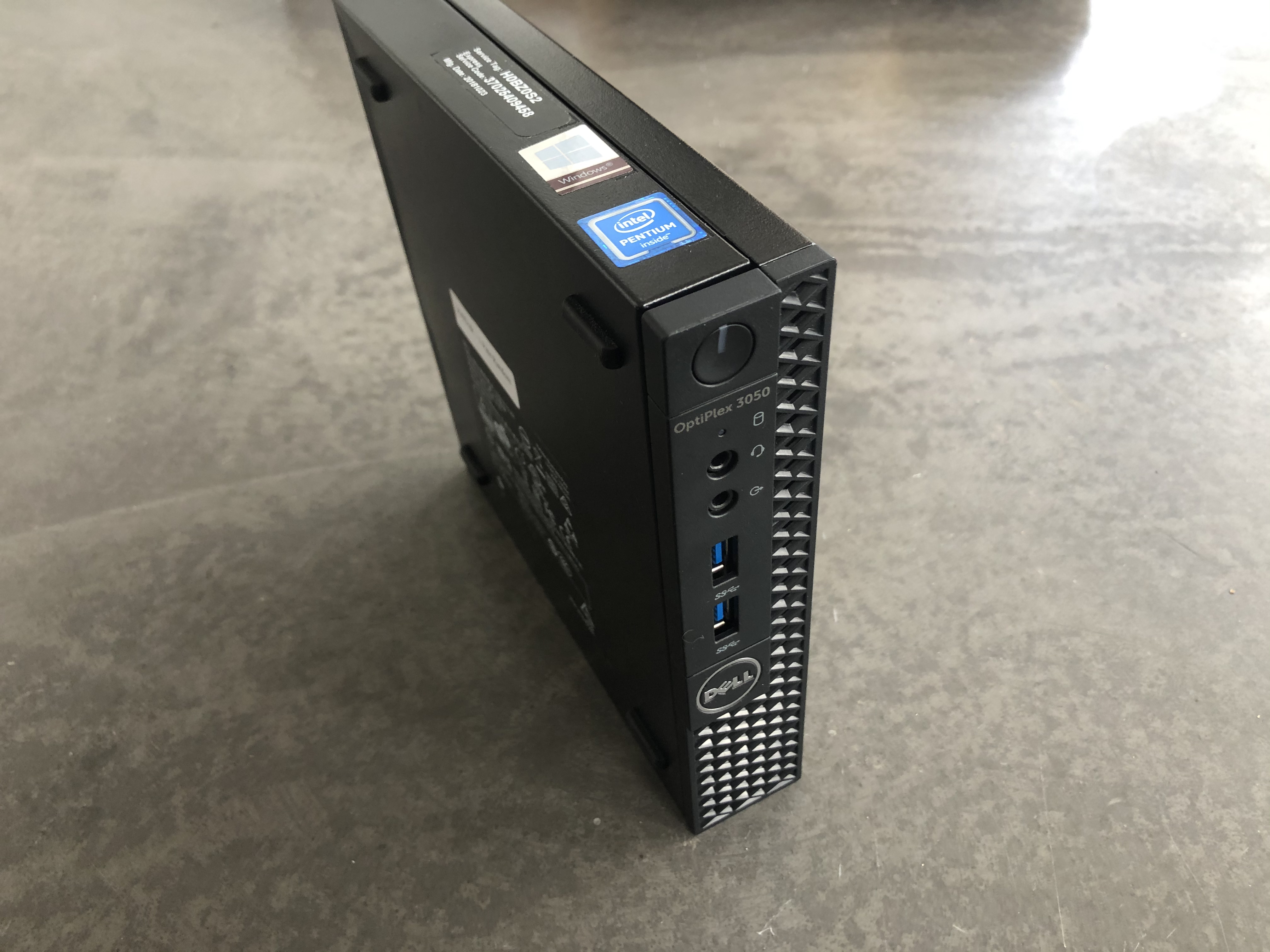 Dell Optiplex 3050 Micro 8GB RAM 500GB HDD Pentium G4400T 2,9 Windows